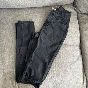 Black Denim Jeggings